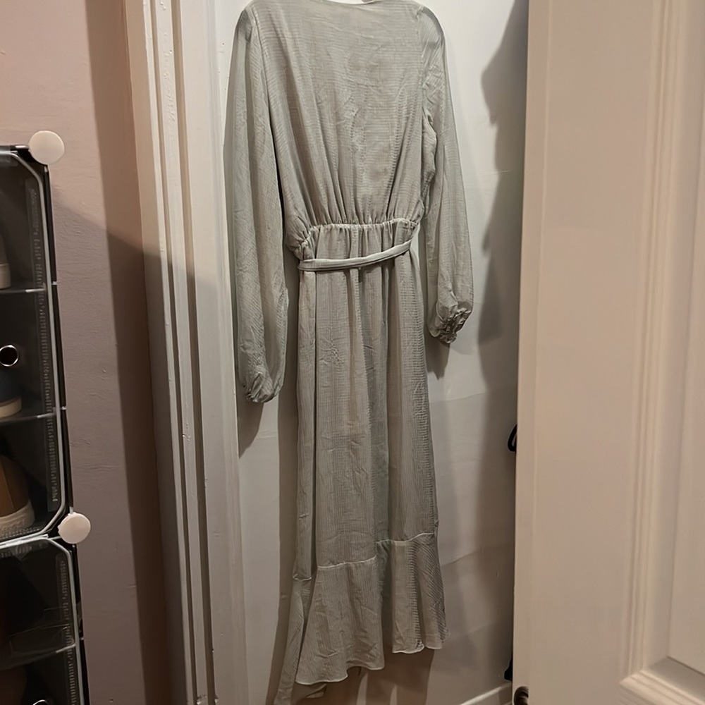 Nsr Chiffon Morgan Midi Flutter Women’s Dress Lon… - image 8